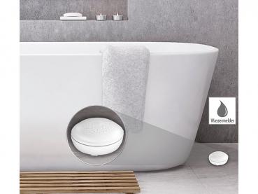 Preview: Funk-Wassermelder WMS-250.w - vernetzbar mit App-Anbindung & 85 dB Alarm - schützt Keller Küche Bad - IP65 - 10 Jahre Batterie