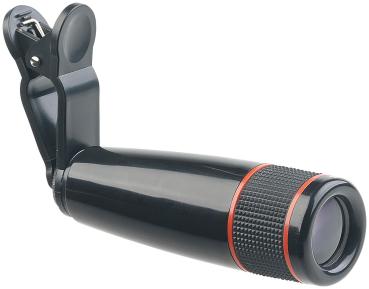 Preview: Smartphone-Vorsatz-Tele-Objektiv mit 12-fach optischer Vergrösserung