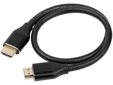Preview: High-Speed-HDMI-2.1-Kabel bis8K, 3D, HDR, HEC, eARC, 48 Gbit/s, 0,5 m