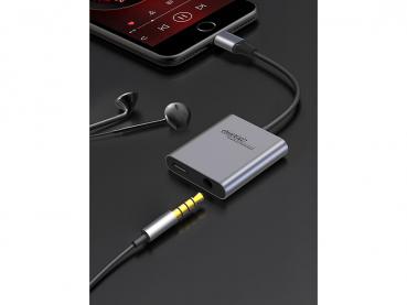 Preview: Jeu de 2 USB C vers jack 3,5 mm + USB C, avec PD max. 2 A, 15 V max