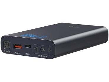 Preview: USB power bank 18 Ah with jump starter, DC 3–24 V, USB-C PD & Quick Charge, 100 W