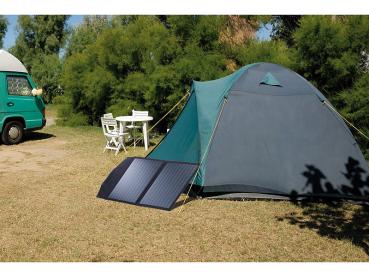 Preview: Faltbares Solarpanel, 2 monokristalline Solarzellen, MC4-komp., 50 Watt