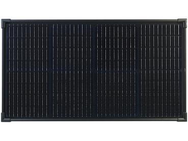 Preview: Mobiles Solarpanel - 60W, 32 monokristalline M10-Zellen - Lädt Auto/Wohnmobil-Batterie, Camping, Garten - MC4-kompatibel, IP65, schwarz