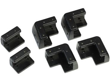 Preview: Set di montaggio per pannelli solari con spessore del telaio in alluminio di 18-40 mm, nero