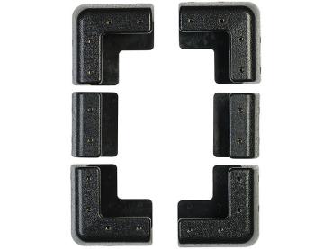 Preview: Set di montaggio per pannelli solari con spessore del telaio in alluminio di 18-40 mm, nero