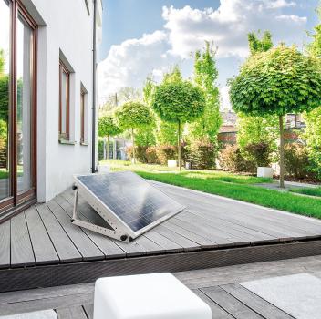 Preview: Adjustable aluminum solar panel mount with 41“/104 cm, up to 120 kg