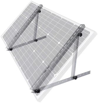 Preview: Adjustable aluminum solar panel mount with 41“/104 cm, up to 120 kg