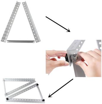 Preview: Adjustable aluminum solar panel mount with 41“/104 cm, up to 120 kg
