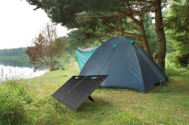 Preview: Folding solar panel, monocrystalline solar cells, ETFE, 50 W, IP67, 2.4 kg