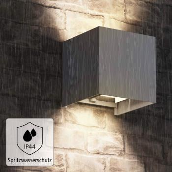 Preview: 2er-Set WLAN-Wandleuchte mit CCT-LED, je 10 x 10 x 10 cm