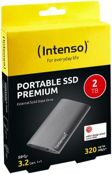 Preview: sSD externe, 2 To, 1,8“, USB 3.2, aluminium Premium Edition