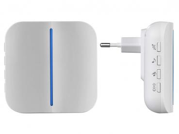 Preview: WLAN-Klingel-Empfänger FTK-201 - Für Funk-Klingelknopf, App & Smart Home - 100m Reichweite, 60 Töne, 80 dB, ELESION kompatibel