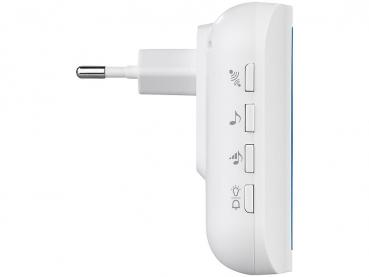 Preview: WLAN-Klingel-Empfänger FTK-201 - Für Funk-Klingelknopf, App & Smart Home - 100m Reichweite, 60 Töne, 80 dB, ELESION kompatibel