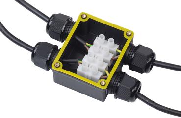 Preview: Outdoor cable junction box, 4-fold, for cables with Ø 9 - 14 mm, IP68
