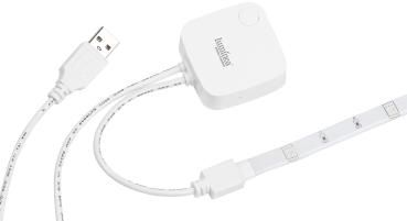 Preview: USB RGB LED-Streifen 3m - WLAN App Sound & Sprachsteuerung für Smart Home & TV-Hintergrundbeleuchtung - Dimmbar - Kompatibel Alexa Google Assistant Siri