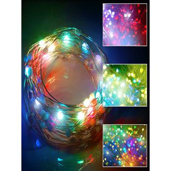 Preview: Guirlande à LED RVB connectée compatible commandes vocales - 10 m