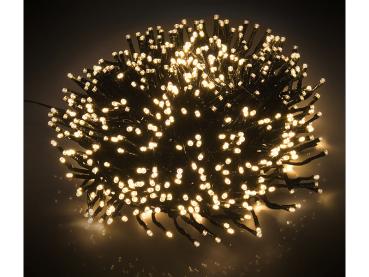 Guirlande lumineuse LED en forme de bouquet, 2000 LED blanc chaud, 8 modes d’éclairage, 20m, IP44