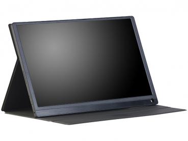 Preview: Sac de transport pour moniteur mobile Full HD IPS EZM-110 - Protection chocs rayures - Cuir synthétique - Mode stand paysage - Voyage maison Preview: Sac de transport pour moniteur mobile Full HD IPS EZM-110 - Protection chocs rayures - Cuir synthétique - Mode stand paysage - Voyage maison