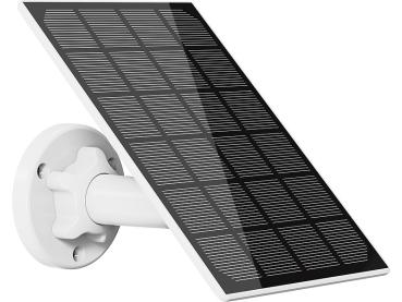 Preview: Universal Solarpanel für Akku-IP-Kameras - Unabhängige Stromversorgung Outdoor - Monokristallin, 3W, IP65 wetterfest, 3m Micro-USB-Kabel