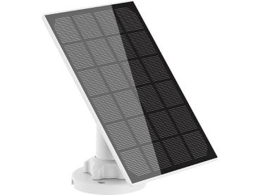 Preview: Universal Solarpanel für Akku-IP-Kameras - Unabhängige Stromversorgung Outdoor - Monokristallin, 3W, IP65 wetterfest, 3m Micro-USB-Kabel
