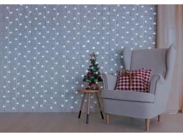Preview: 2er-Set WLAN-LED-Lichtervorhang 3x3m - 300 CCT-LEDs dimmbar mit App & Sprachsteuerung - IP44 Aussenbereich, Alexa, Google & Siri kompatibel