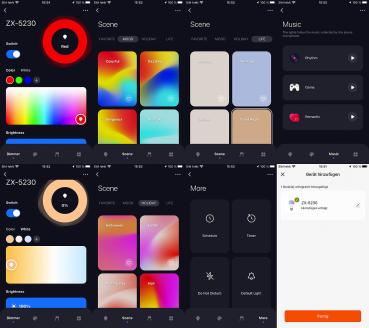 Preview: Projecteur de jardin WLAN, RGB & CCT, W, 520 lm, IP65, App, boîtier métallique
