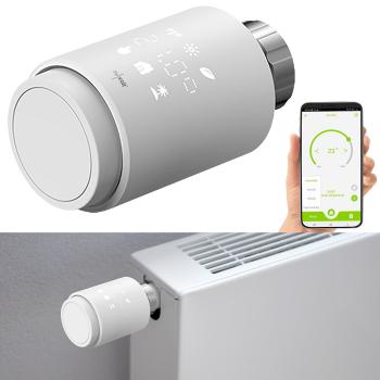 Preview: Programmierbares Heizkörper-Thermostat - Bluetooth & App-steuerbar - Spart bis zu 30% Heizkosten - M30x1.5mm universell -Smart-Life/Tuya kompatibel Preview: Programmierbares Heizkörper-Thermostat - Bluetooth & App-steuerbar - Spart bis zu 30% Heizkosten - M30x1.5mm universell -Smart-Life/Tuya kompatibel