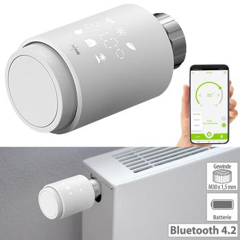 Preview: Programmierbares Heizkörper-Thermostat - Bluetooth & App-steuerbar - Spart bis zu 30% Heizkosten - M30x1.5mm universell -Smart-Life/Tuya kompatibel Preview: Programmierbares Heizkörper-Thermostat - Bluetooth & App-steuerbar - Spart bis zu 30% Heizkosten - M30x1.5mm universell -Smart-Life/Tuya kompatibel