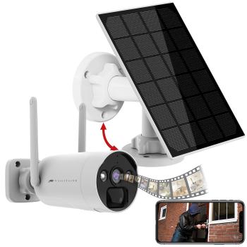 Preview: 2K wireless camera for recorder DSC-500.nvr, solar panel, night vision, PIR