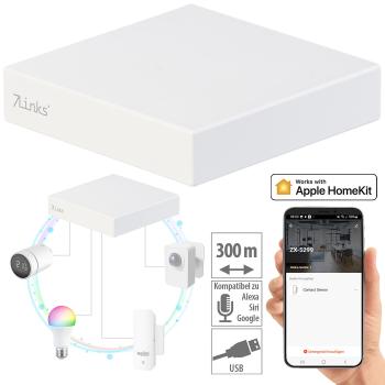 Preview: Passerelle ZigBee ELESION - Certifiée Apple HomeKit - Compatible LAN, Smart Life, Tuya, Alexa, Google Assistant, Siri - Pour maison connectée