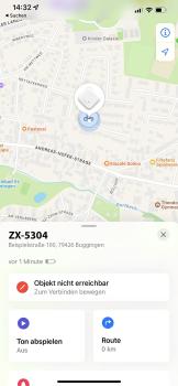 Preview: set di 2 chiavi e cercatori di oggetti, compatibili con Apple AirTag, MFi