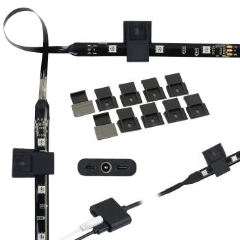 Preview: Retroilluminazione TV con telecamera, LED RGB-IC, WLAN, App, 55-65“ Preview: Retroilluminazione TV con telecamera, LED RGB-IC, WLAN, App, 55-65“