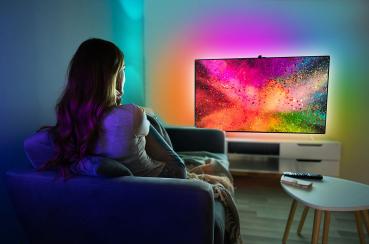 Preview: Retroilluminazione TV con telecamera, LED RGB-IC, WLAN, App, 55-65“ Preview: Retroilluminazione TV con telecamera, LED RGB-IC, WLAN, App, 55-65“