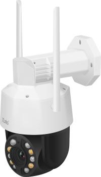 Preview: Caméra de sécurité PTZ avec résolution 2K+, LED laser, zoom 20x, Wi‑Fi, contrôle via application et champ de vision à 360°