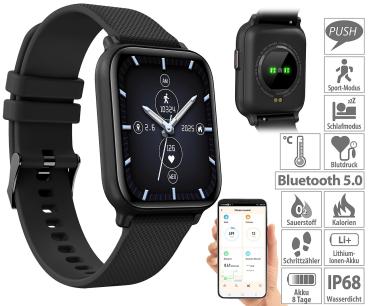 Preview: Montre fitness connectée compatible ELESION, contrôle de scénarios, Bluetooth, 3 ATM Preview: Montre fitness connectée compatible ELESION, contrôle de scénarios, Bluetooth, 3 ATM