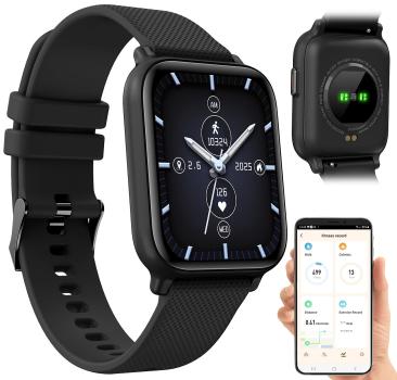 Preview: Montre fitness connectée compatible ELESION, contrôle de scénarios, Bluetooth, 3 ATM Preview: Montre fitness connectée compatible ELESION, contrôle de scénarios, Bluetooth, 3 ATM