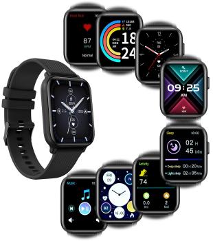 Preview: Montre fitness connectée compatible ELESION, contrôle de scénarios, Bluetooth, 3 ATM Preview: Montre fitness connectée compatible ELESION, contrôle de scénarios, Bluetooth, 3 ATM