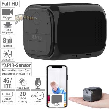 Preview: 4G micro IP camera with Full HD, PIR motion sensor, IR night vision
