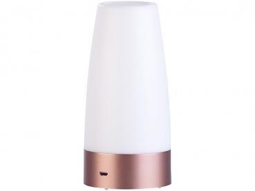 Preview: Lampe de table LED à piles avec détecteur de mouvement PIR, USB, blanc chaud, ronde