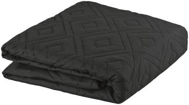 Preview: Wende-Schonbezug für 1-Sitzer-Sofa, wasserabweisend, Grau/Schwarz