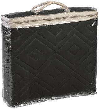 Preview: Wende-Schonbezug für 1-Sitzer-Sofa, wasserabweisend, Grau/Schwarz