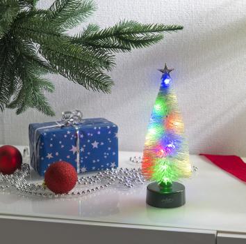Preview: Bunter LED-Weihnachtsbaum 25 cm hoch - Farbwechselnde LEDs (rot, grün, gelb, blau) - USB-Betrieb - Nadelfrei & wiederverwendbar - Weihnachtsdeko Preview: Bunter LED-Weihnachtsbaum 25 cm hoch - Farbwechselnde LEDs (rot, grün, gelb, blau) - USB-Betrieb - Nadelfrei & wiederverwendbar - Weihnachtsdeko