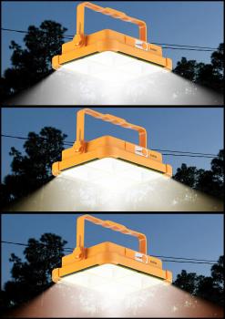 Preview: High power solar battery, solar, 2392 lm, dimmable, CCT, power bank