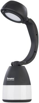 Preview: lanterna da campeggio a batteria 4in1, lampada a mano e da tavolo con caricatore di emergenza USB, 225 lm