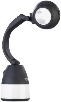 Preview: lanterna da campeggio a batteria 4in1, lampada a mano e da tavolo con caricatore di emergenza USB, 225 lm