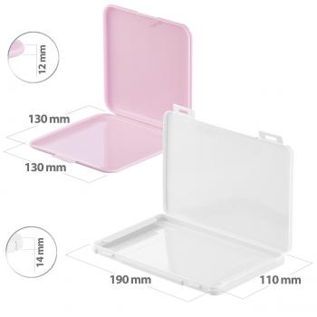 Preview: set di 4 custodie per maschere, antipolvere e igieniche, colorate