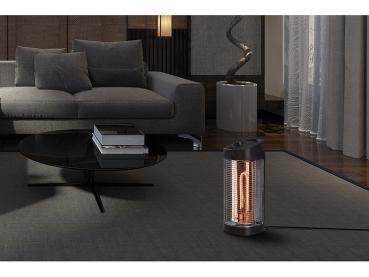 Preview: Colonna riscaldante IR per esterni, oscillazione, 600 / 1.200 watt, classe di protezione IPX4