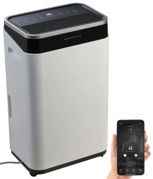 Smarter WLAN-Luftentfeuchter mit Timer und App, 25 Liter/Tag