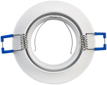 Preview: lot de 12 cadres de spots encastrés, angle de rayonnement réglable, blanc