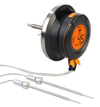 Preview: Smartes Digital-Grill-Thermometer, Umrüstset, 4 Sensoren, BT, App